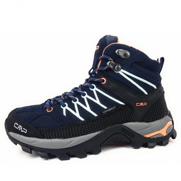 CMP Damen Rigel Mid Wms Wanderstiefel in 92 AD blau/peach