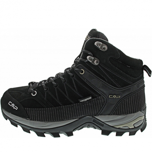 CMP Herren Rigel Mid WP Wanderstiefel in nero-grey