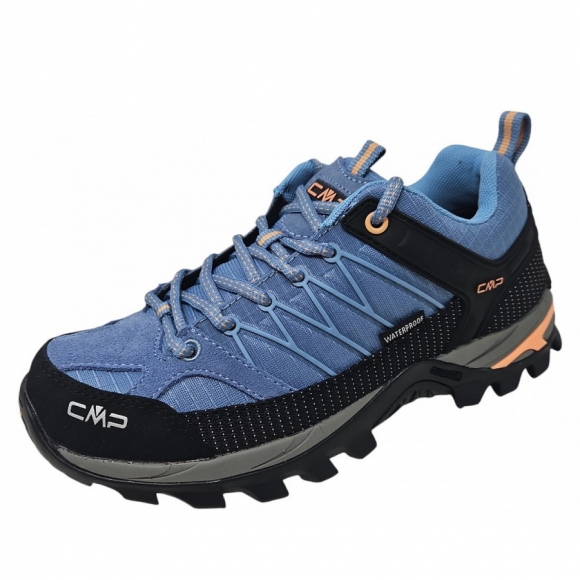 CMP Damen Rigel Low Wanderschuh in hellblau orange