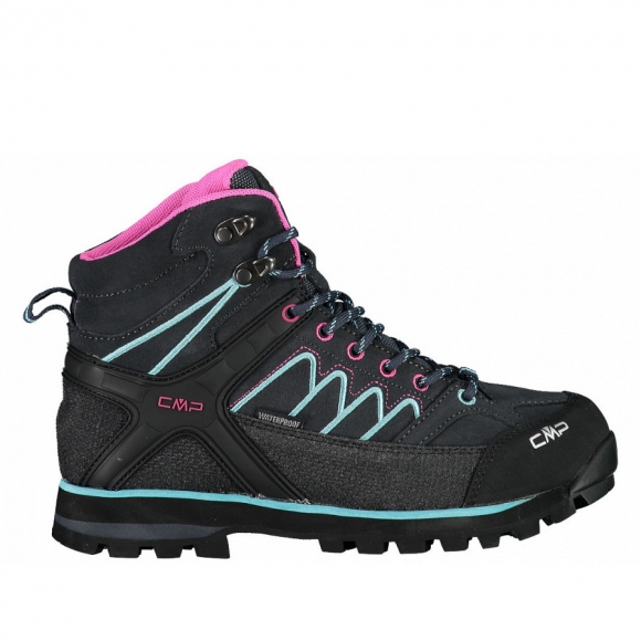CMP Damen Stiefel in anthracite/aqua