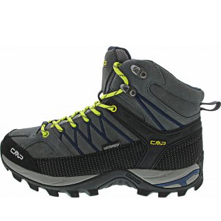 CMP Herren Rigel Mid Trekking WP Wanderstiefel in grau-blau