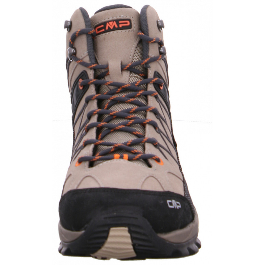 CMP Herren Rigel Mid Trekking WP Wanderstiefel in 09PN sand flame