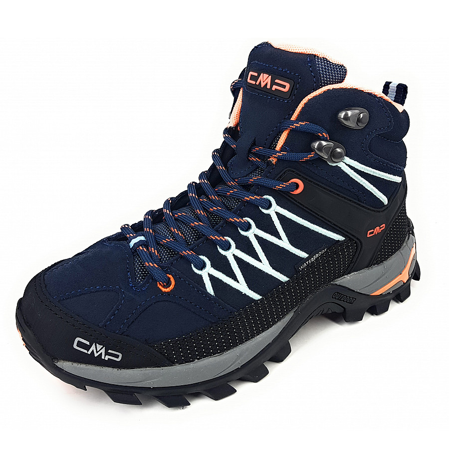CMP Damen Rigel Mid Wms Wanderstiefel in 92 AD blau/peach