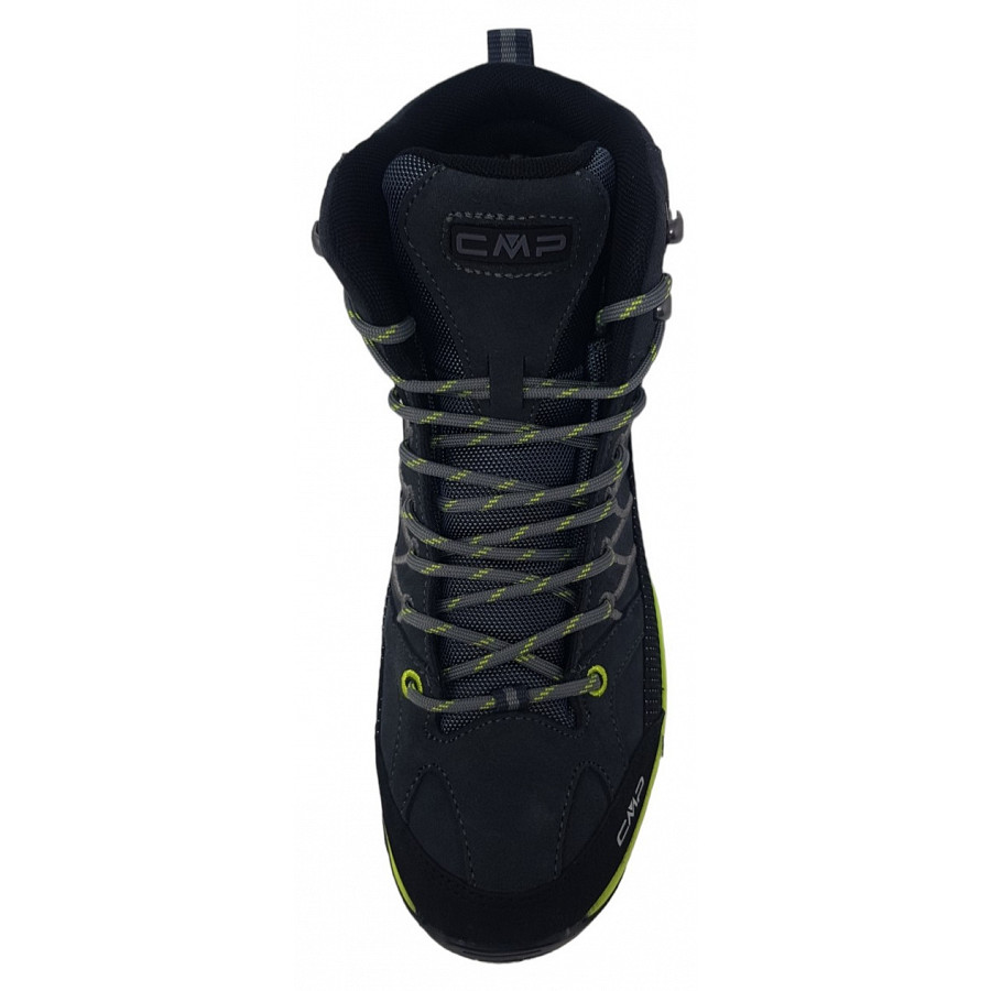 CMP Herren Rigel Mid Wanderstiefel in anthrazit lime green