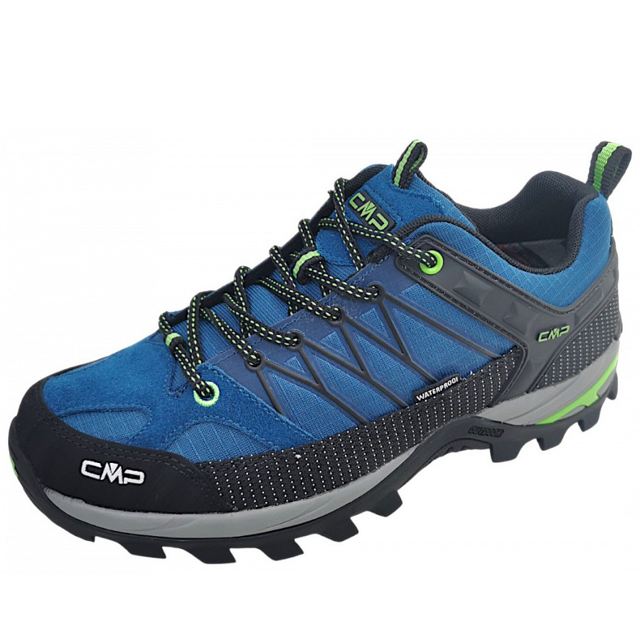 CMP Herren Rigel Low WP Wanderschuh in Maiolica/Cactus 15MR