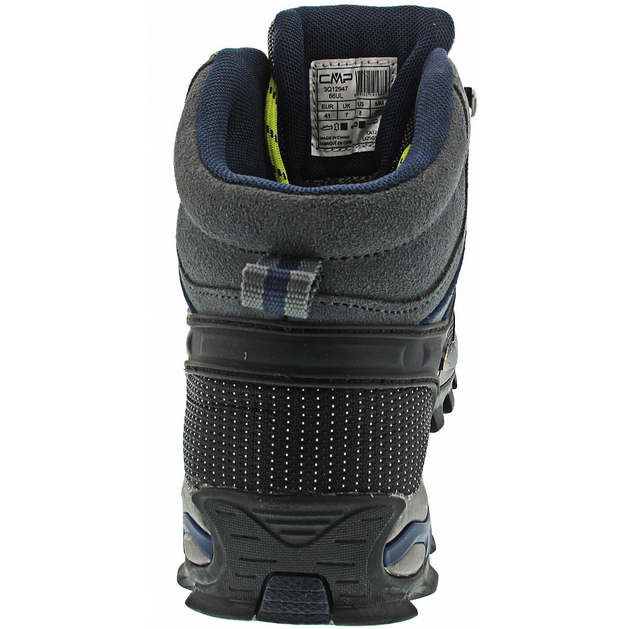 CMP Herren Rigel Mid Trekking WP Wanderstiefel in grau-blau