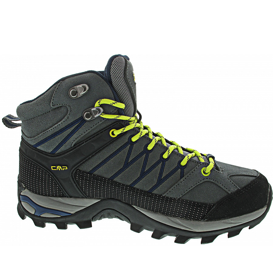 CMP Herren Rigel Mid Trekking WP Wanderstiefel in grau-blau