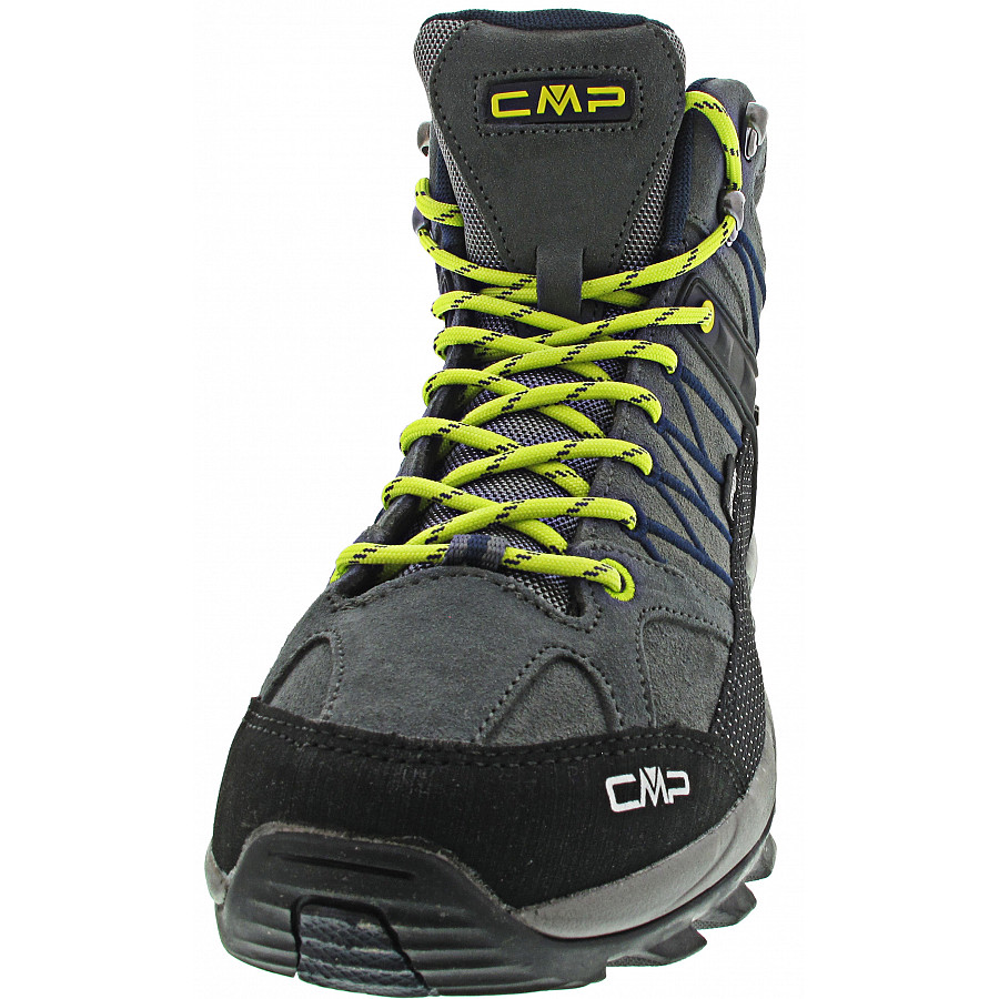 CMP Herren Rigel Mid Trekking WP Wanderstiefel in grau-blau
